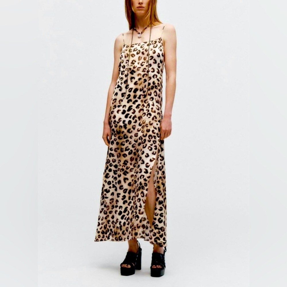 ZARA LEOPARD DRESS - BRAND NEW WITH TAG - SIZE M